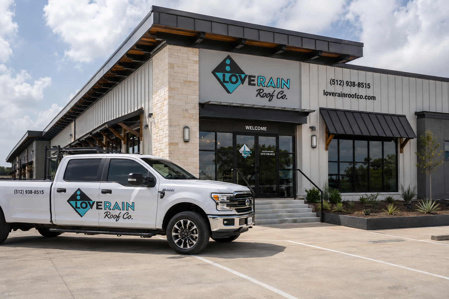 LoveRain Roof Co. office in Austin, Texas