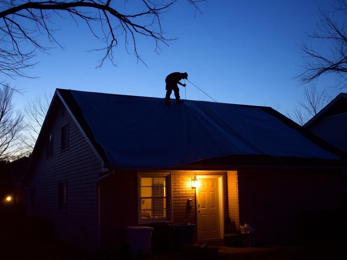 Emergency Roofing project by LoveRain Roof Co.